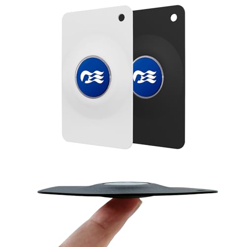 Prinzessinnen-Medaillon-Halter, Karte, Silikon, Prinzessinnen-Kreuzfahrt-Essentials, langlebiges Zubehör für Geldbörse, Geldbörse, passend für 2025 Medaillon (Schwarz und Weiß), 2 Stück von Fretime
