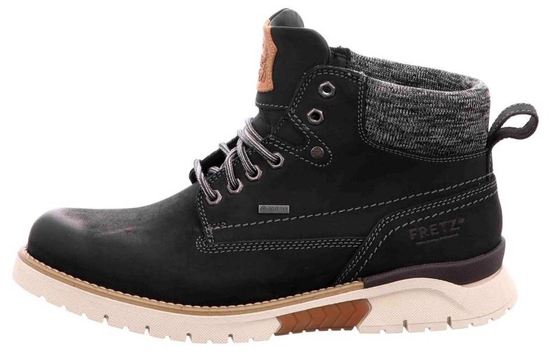 Fretz Men FRETZ Cooper Philadelphia Herren Stiefel Mid Gore-Tex schwarz Bootsschuh wasserdicht, atmungsaktiv von Fretz Men