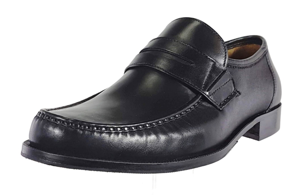 male Klassische Slipper schwarz 47 von Fretz Men