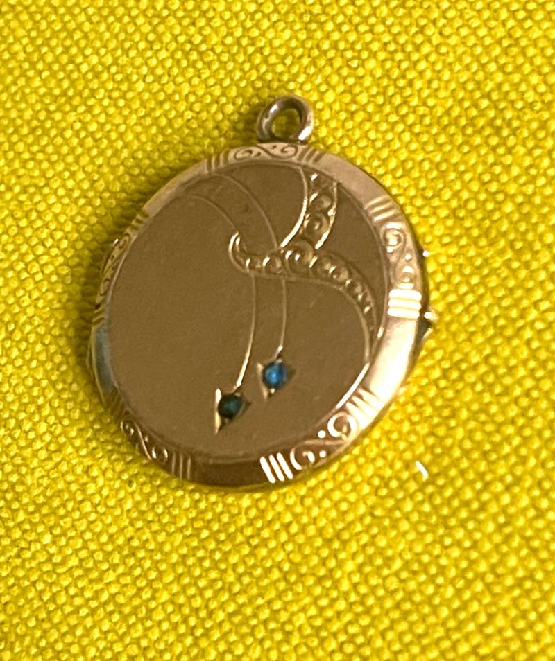 Jugendstil Anhänger Charm Vergoldet Doubleegold von FreudenhausvonSu