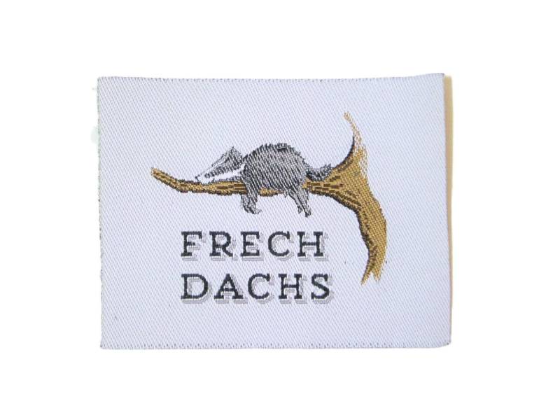 Aufnäher - Frechdachs Ca. 40x50 Mm von FreuleinStephi