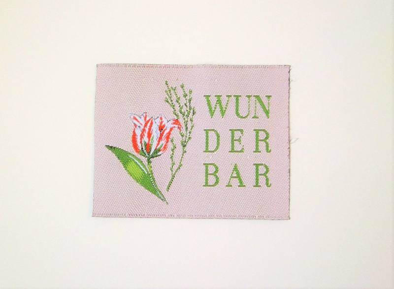Aufnäher "Wunderbar" Ca. 40x50 Mm von FreuleinStephi