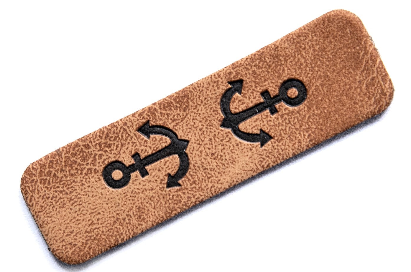 Knick-Label Aus Kunstleder - Anker Ca. 15x50 Mm Knick-Label Aus Kunstleder - Anker Ca. 15x50 Mm von FreuleinStephi