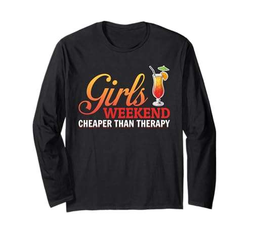 Girls Trip Therapie Wochenende Party Freundinnen Langarmshirt Girls Trip Therapie Wochenende Party Freundinnen Langarmshirt von Freundinnen Wochenende Junggesellin