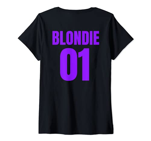 Damen Blondie und Brownie BFF für Mädchen Best Friend Freundschaft T-Shirt mit V-Ausschnitt Damen Blondie und Brownie BFF für Mädchen Best Friend Freundschaft T-Shirt mit V-Ausschnitt von Freundschaft für BFF Mädchen Blondie und Brownie