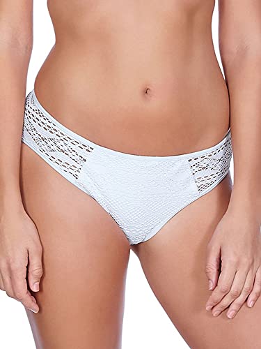 Freya Damen Sundance Hipster Bikini Bottom Bikinihose, weiß, Large von Freya