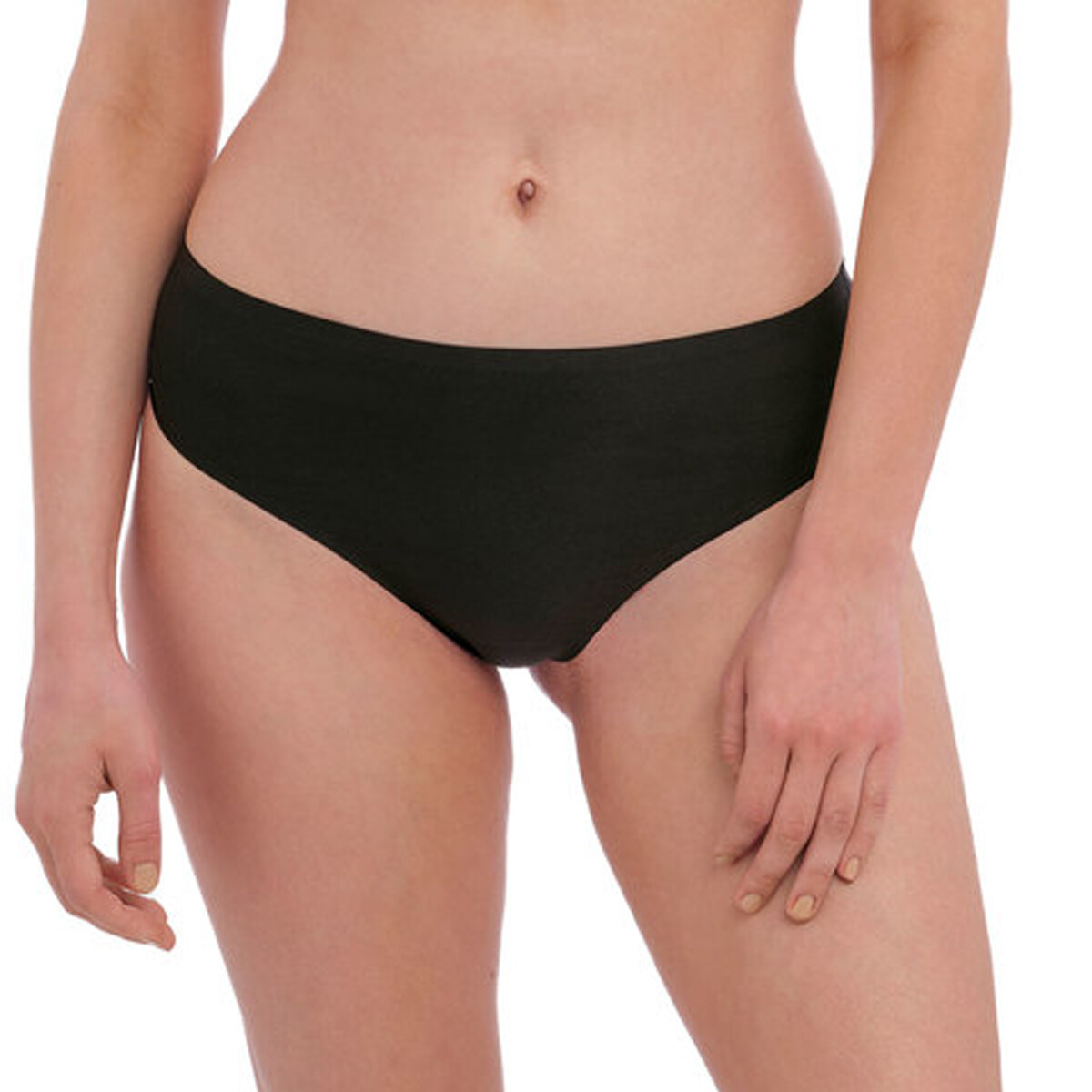 Freya FSchwarzsie Smoothease Invisible Stretch String Slip, Farbe: Schwarz, Größe: ONESIZE, Damen von Freya