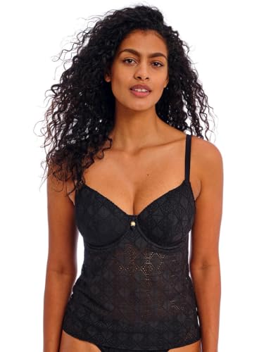 Freya - Badeanzug-Oberteil Tankini Nomad Nights schwarz - 85I, Schwarz von Freya
