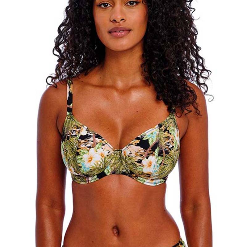Freya Bahama Shores Bikinioberteil mit Bügel, Multi, Größe: 70F, Damen von Freya