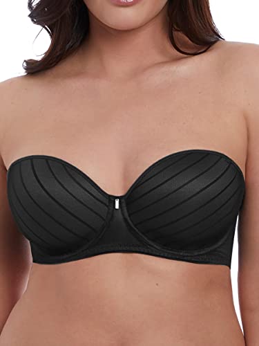 Freya Damen Cameo Multiway Convertible Plunge Strapless Underwire Bra T-Shirt BH, schwarz, 80E von Freya