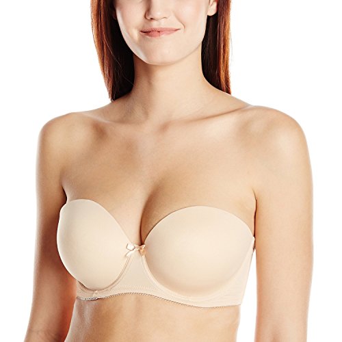 Freya Damen Deco UW geformter trägerloser BH - Beige - 65E von Freya