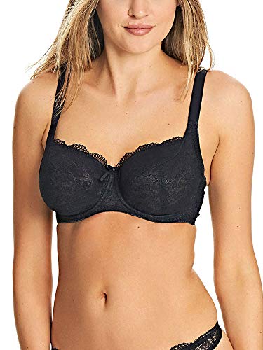 Freya Damen Fancies Balconette-BH mit K-Cup-Bügel, Schwarz, 70FF Freya Damen Fancies Balconette-BH mit K-Cup-Bügel, Schwarz, 70FF von Freya
