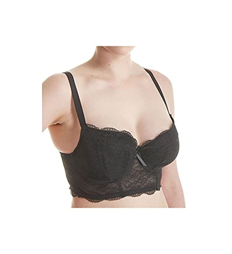 Freya Damen Fancies Longline Bügel BH, Schwarz, 34GG von Freya