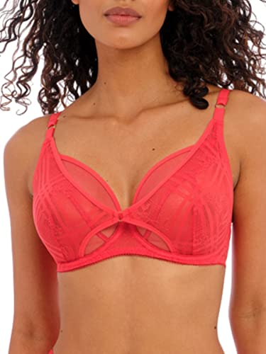 Freya Damen Fatale Bügel-BH mit hohem Apex, Chilli red, 80F von Freya