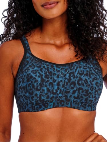 Freya Damen Hohem Oktan-bügel Sport-BH, Midnight Leopard, 70F von Freya