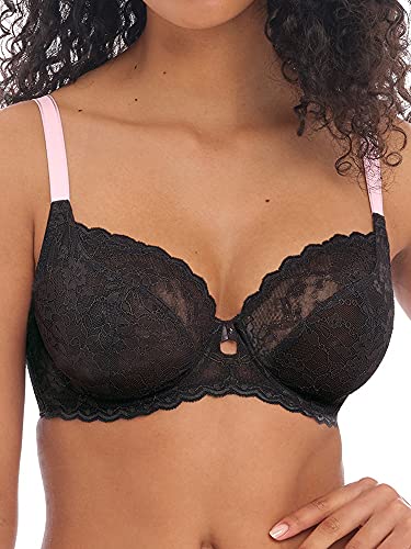 Freya Damen Offbeat Bügel Plunge-BH, schwarz, 75G von Freya