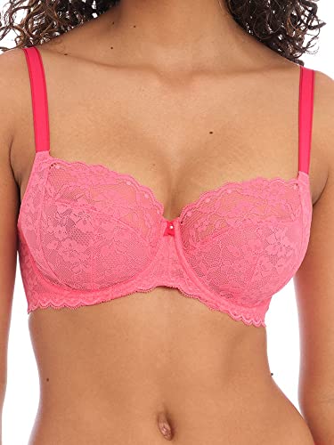 Freya Damen Offbeat Bügel seitlicher Stützung BH mit voller Abdeckung, Rose, 65G von Freya