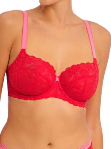 Freya Damen Viva Lace Bügel-BH mit seitlicher Stützfunktion, chilli red, 75DD von Freya