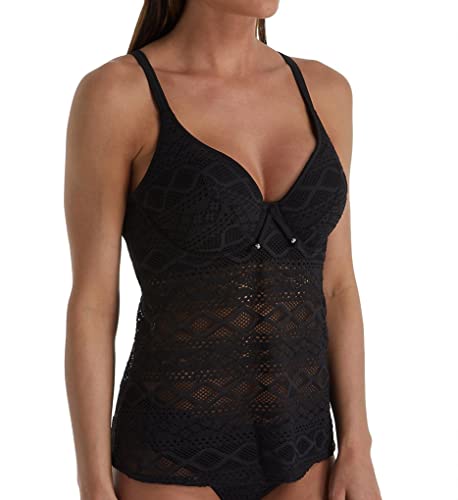 Freya Damen Plunge Tankini-Oberteil, Schwarz, 75DD Freya Damen Plunge Tankini-Oberteil, Schwarz, 75DD von Freya