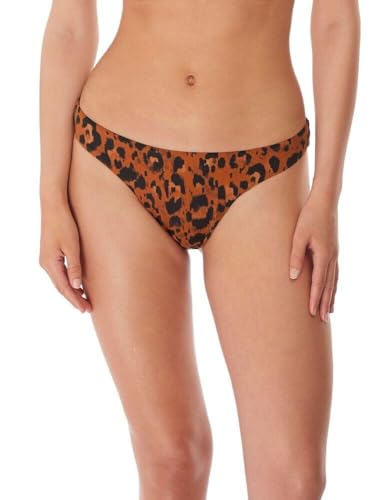 Freya Damen Roar Instinct Brazilian Bottom Bikini-Unterteile, Leopard, Large von Freya