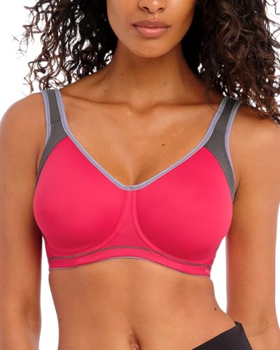 Freya Damen Sonic Bügel Sport-BH, Hot Crimson, 70DD von Freya