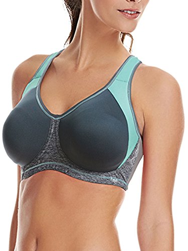 Freya Damen Sonic Underwire Bra Sport-BH, Carbon, 90E von Freya