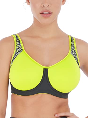 Freya Damen Sonic Underwire Molded Bra Sport-BH, Lime, 70G von Freya