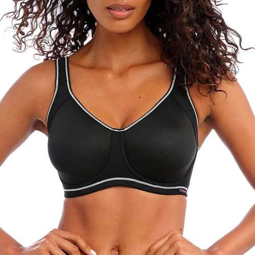 Freya Damen Sonic Underwire Molded Spacer Bra Sport-BH, Storm, 80E von Freya