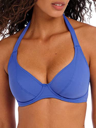 Freya Damen Standard Jewel Cove Neckholder Bikinioberteil mit Bügel, Azurblau, 75D von Freya