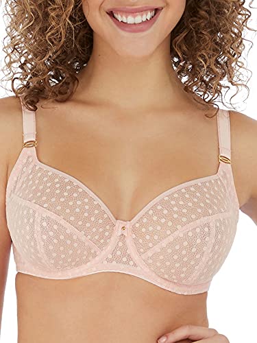 Freya Damen Starlight Underwire Balcony Side Support Bra Stiefe BH, Rosenwasser, 80DD von Freya