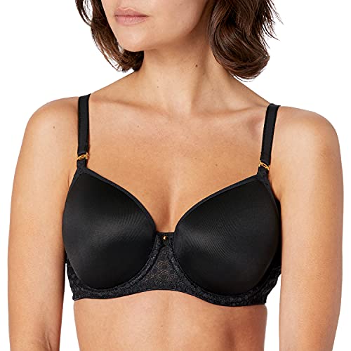 Freya Damen Women's Starlight Underwire Molded Bra T-Shirt-BH, Undurchsichtige, Schwarz, 85G Freya Damen Women's Starlight Underwire Molded Bra T-Shirt-BH, Undurchsichtige, Schwarz, 85G von Freya