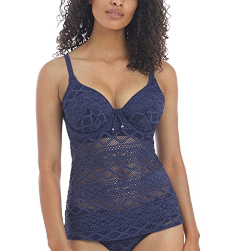 Freya Damen Sundance Bügel, gepolstert Tankini-Oberteil, Denim, 80D von Freya