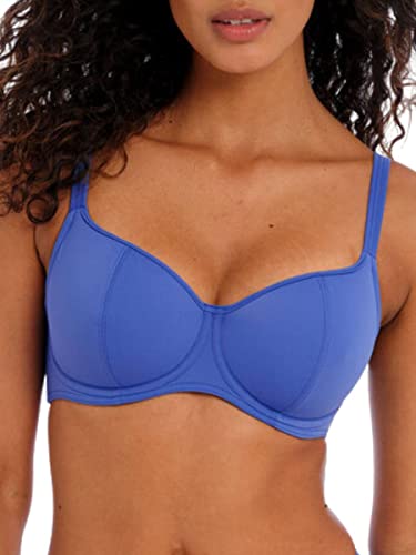 Freya Jewel Cove 7231 Bikinioberteil mit Bügel, gepolstert, mit Sweetheart-Motiv, Azurblau, 95G von Freya