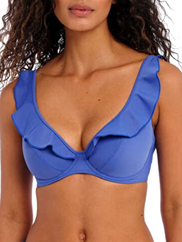 Freya Jewel Cove Damen-Bikinioberteil mit Bügel, Einfarbiges Azurblau, 36FF von Freya