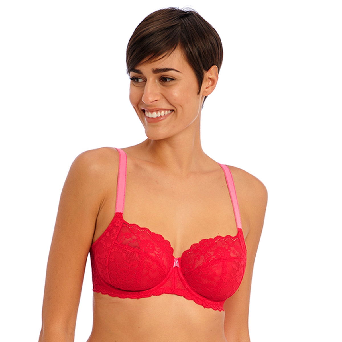 Freya Offbeat BH Mit Bügel, Farbe: Rot, Größe: 80G, Damen von Freya