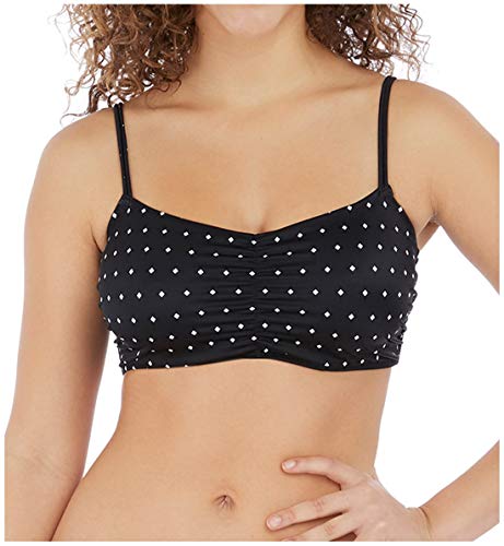 Freya Schmuck Cove AS7239 mit Bügeln Bralet Gekürzt Bikini Top Schwarz Blk Cs - Schwarz, 32G von Freya