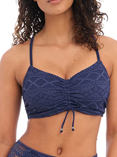 Freya Sundance Bralette Bikini Top, 34G, Denim von Freya