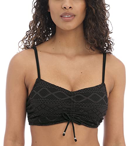 Freya Sundance - Underwire Bralette Bikini Top Black UK 36D (US 36D) von Freya