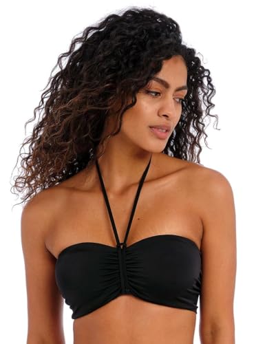 Freya Swim Jewel Cove Bandeau-Trikot mit Bügeln, Schwarz , 70E von Freya