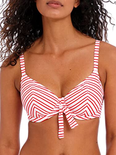 Freya Swim New Shores, gestreiftes Trikot mit Bügeln, rot, 75F von Freya