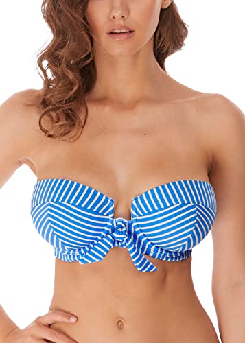 Freya Swim – Oberteil Bandeau mit Gestell Beach Hut Gr. 80H, blau von Freya