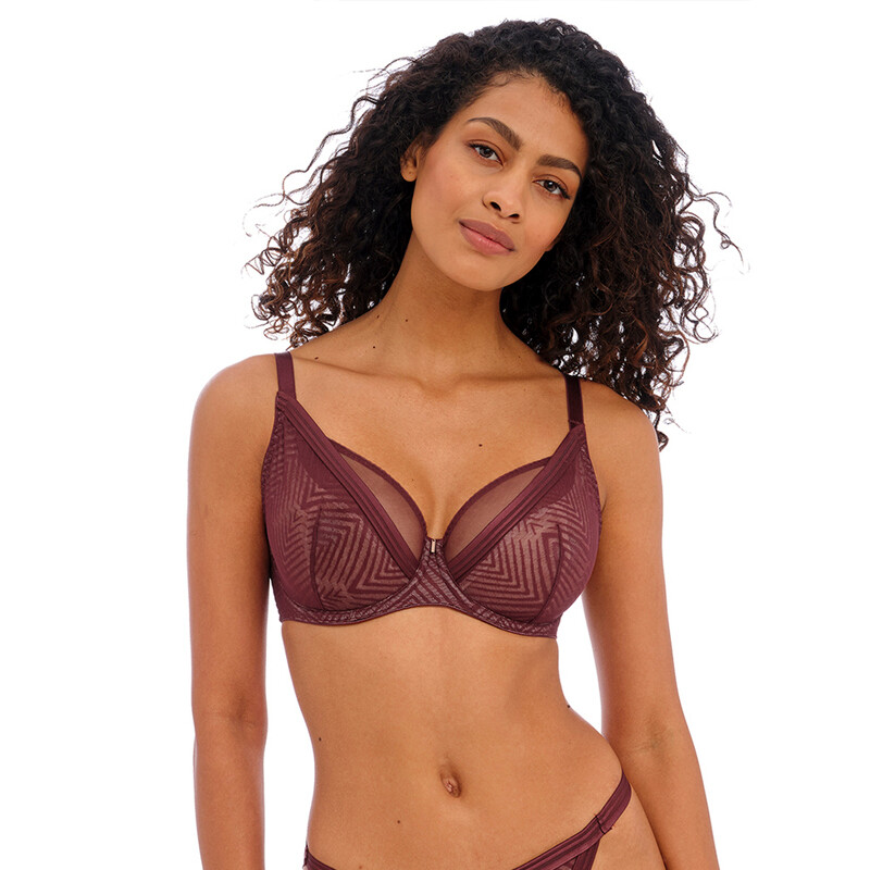 Freya TailoRot BH Mit Bügel, Farbe: Dark Cherry, Größe: 70E, Damen von Freya