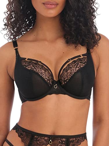 Freya Temptress, Damen-BH mit Bügeln, Schwarz , 75H von Freya