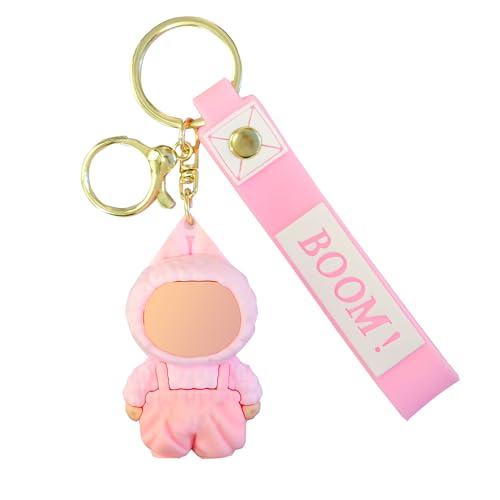 Freyauga Schlüsselanhänger, 7cm Kleiner Kawaii Rosa Schlüsselbund-Anhänger mit Metallring und Silikonband für Schlüssel Damentaschen Schulranzen, Süßes Geschenk zum Schulanfang Geburtstag Feiertage Freyauga Schlüsselanhänger, 7cm Kleiner Kawaii Rosa Schlüsselbund-Anhänger mit Metallring und Silikonband für Schlüssel Damentaschen Schulranzen, Süßes Geschenk zum Schulanfang Geburtstag Feiertage von Freyauga