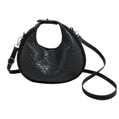 Crescent -Tasche - Knödelbeutel, 20 cm Schulterhandtasche - Frauen -PU -Leder -halbmonds -Tasche, kleine crossbodys -Geldbörse zum Einkaufen, Reisen, Dating, Abend, alltäglicher lässiger oder formelle von Frfik