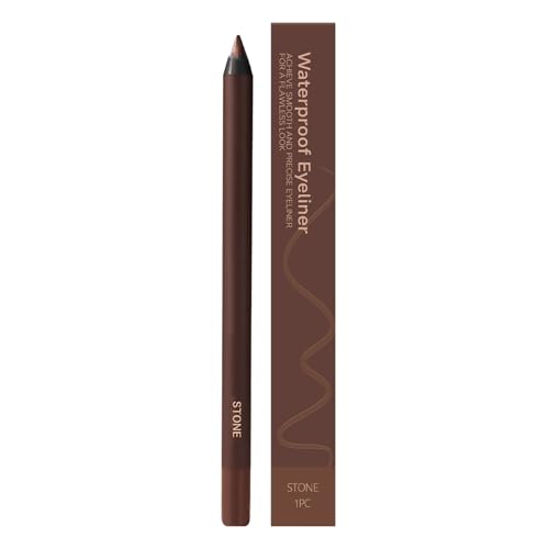 Eyeliner Wasserdichte Eyeliner | Langes duals Letzte 24h | Augenstift Und Augenbrauen 2 In 1 | Es Ist Nicht Selbstgefällig, Es Verblasst Nicht, Leicht Zu Temperamentvoller, Präziser, Make-up Woman Day von Frfik
