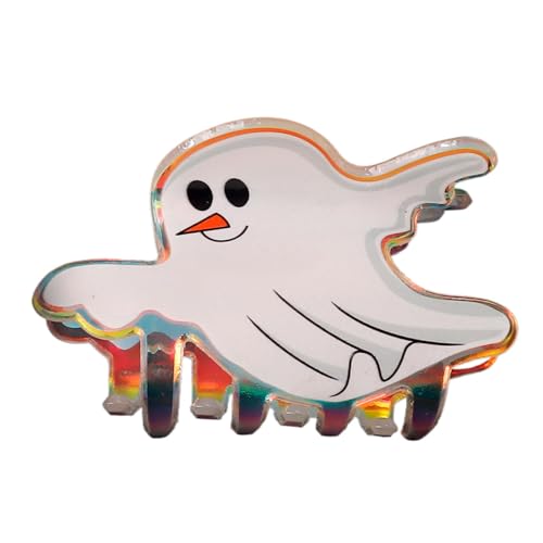 Frfik Dicke Haarspangen,Halloween-Haarspangen,Cartoon Geist Haarspange Niedliche Haarspangen Zubehör - Vielseitige kleine Haarspangen mit Halloween-Köpfen für Frauen und Mädchen von Frfik