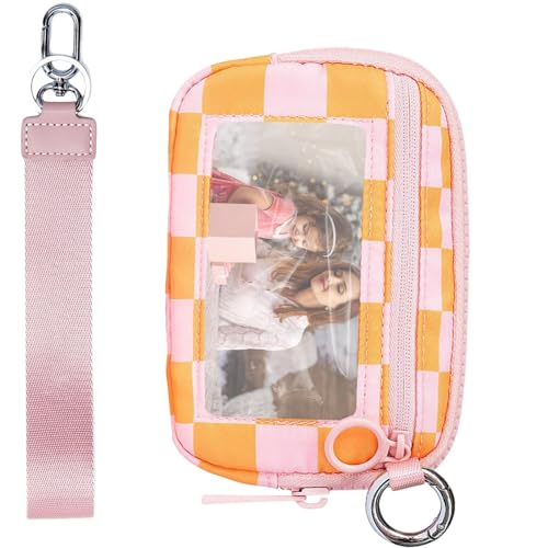 Frfik Geldbörse Damen - Kleine Geldbörse, 14cm Portemonnaie Geldbeutel - kompakter & Leichter Karten- und Münzhalter mit ID-Fenster, wasserdicht & robust für Reisen, Shopping & den täglichen Gebrauch von Frfik