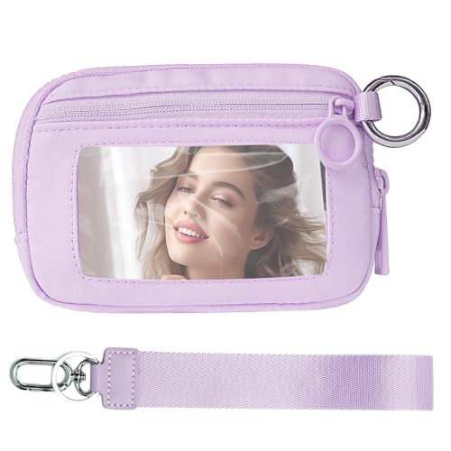 Frfik Geldbörse Damen - Kleine Geldbörse, 14cm Portemonnaie Geldbeutel - kompakter & Leichter Karten- und Münzhalter mit ID-Fenster, wasserdicht & robust für Reisen, Shopping & den täglichen Gebrauch von Frfik