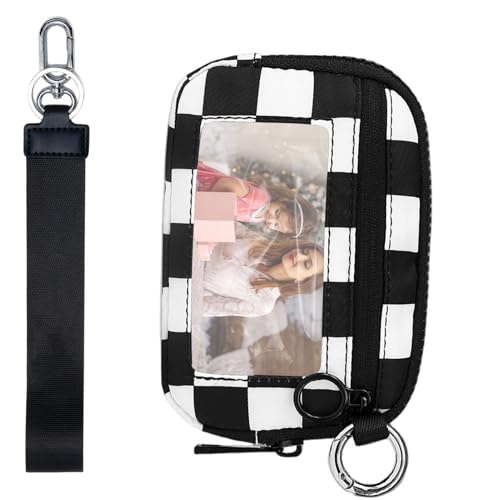 Frfik Geldbörse Damen - Kleine Geldbörse, 14cm Portemonnaie Geldbeutel - kompakter & Leichter Karten- und Münzhalter mit ID-Fenster, wasserdicht & robust für Reisen, Shopping & den täglichen Gebrauch von Frfik